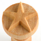 MKM 5 Point Star 2.5cm wood stamp